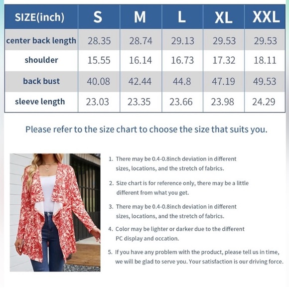 Women’s Open Front Drape Cardigan - Picture 6 of 6